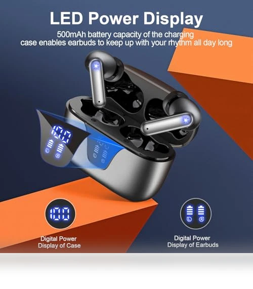 Wireless Earbuds — In-Ear Headphones, ZIUTY