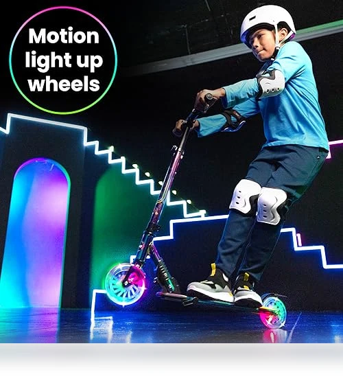 2 Wheel Kick Scooter with Dynamic Lights — Push Scooters, AERO MOBILITY