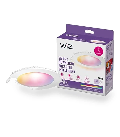 6-inch Slim Color Downlight — Smart Motion Sensors, WiZ Connected