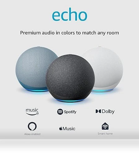 Alexa speaker with premium sound — Whole-Home Audio Systems, Amazon