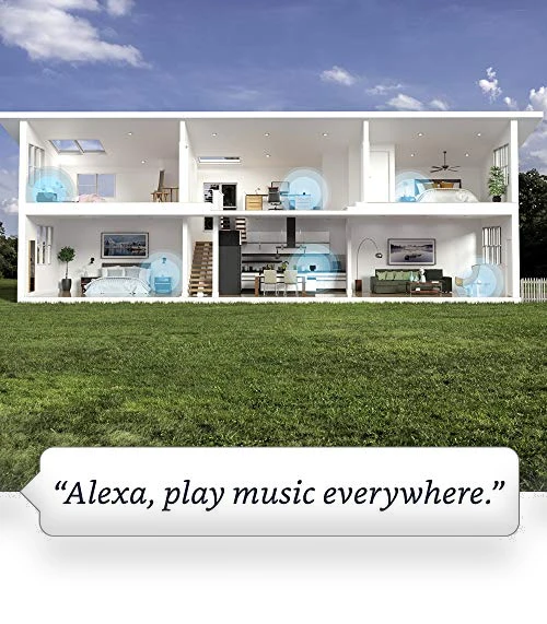 Alexa speaker with premium sound — Whole-Home Audio Systems, Amazon