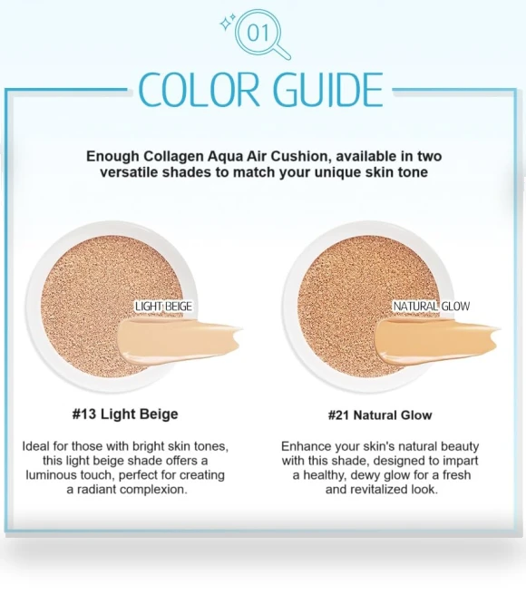 Collagen Aqua Air Cushion — Foundation, Enough