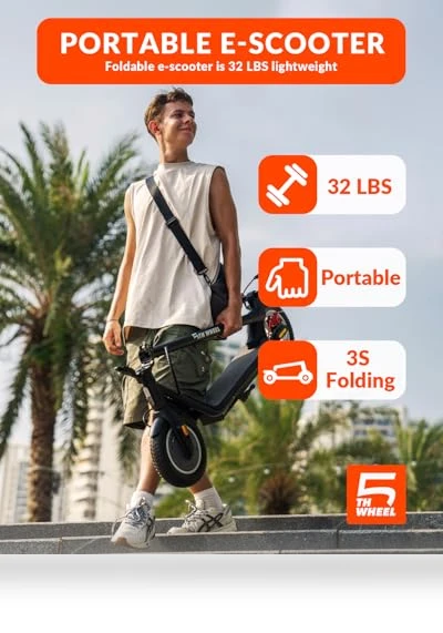 Electric Scooter — Push Scooters, 5TH WHEEL