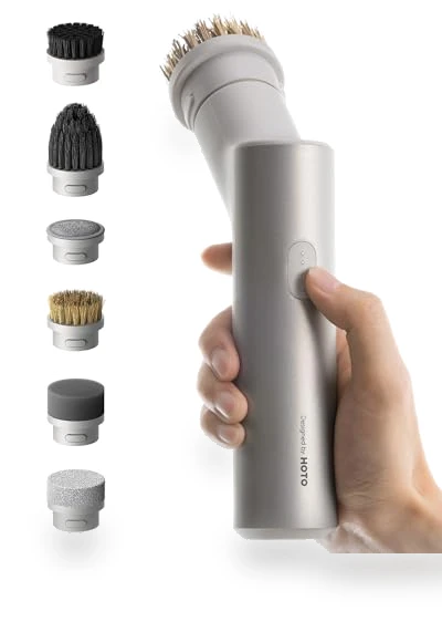 Electric Spin Scrubber — Brushes, HOTO