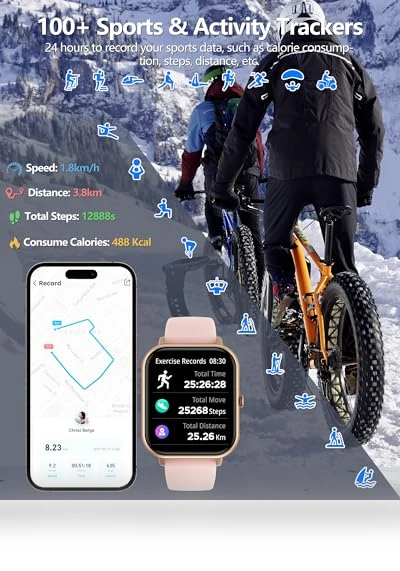 Fitness Tracker Smart Watch — Smartwatches, RLQA