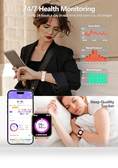 Fitness Tracker Smart Watch — Smartwatches, RLQA