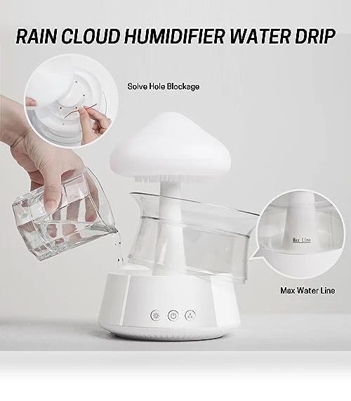 Rain Cloud Humidifier Water Drip — Air Moisturizers, Rican
