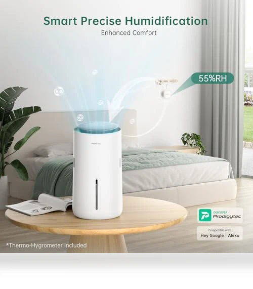 Smart Humidifier for Bedroom — Air Moisturizers, Provirtec