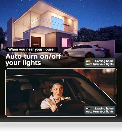 Smart RGB Ceiling Light — Overhead Lighting, KYFGDLA