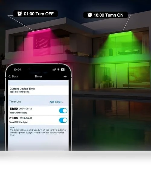 Smart RGBCW Wall Washer Lights — Garden Illumination, Jabbatek