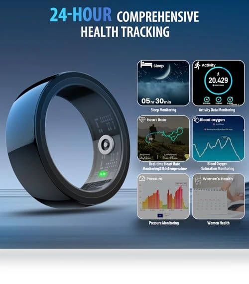 Smart Ring Health Tracker — Fitness Bands, Uni-Green