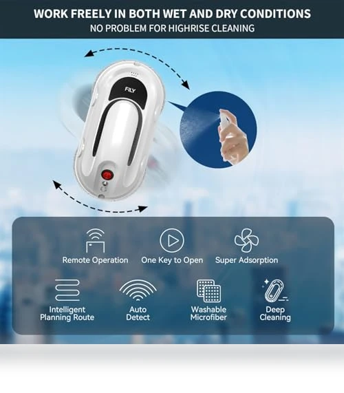 Smart Window Cleaner Robot — Smart Cleaning Robots, FILY