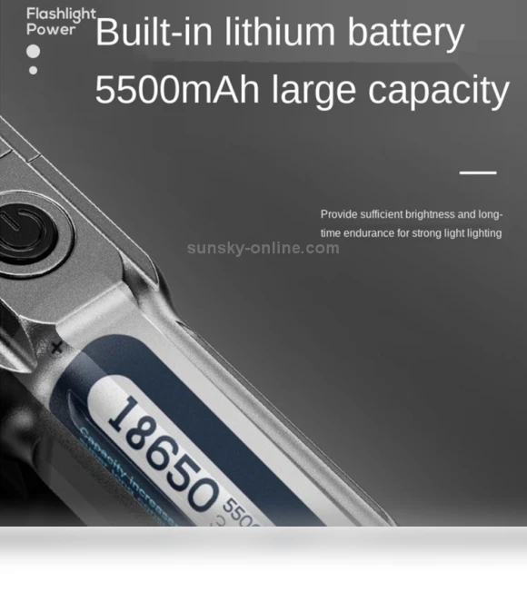 Telescopic Focusing Three-gear Bright LED Flashlight — Flashlights, Smiling Shark