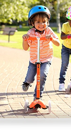 Three Wheeled, Lean-to-Steer Swiss-Designed Micro Scooter — Push Scooters, Micro