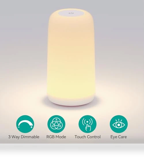 Touch Bedside Table Lamp — Desk & Table Lighting, ROOTRO