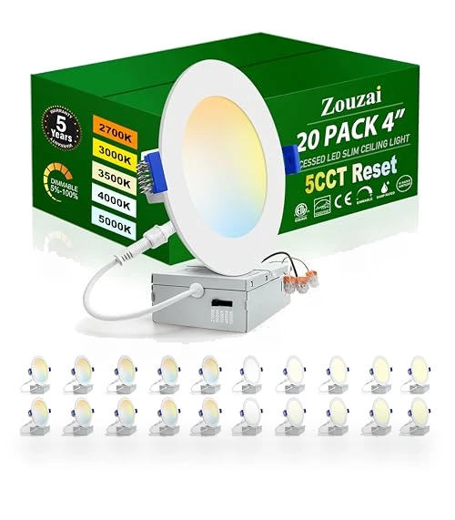 Ultra-Thin LED Recessed Ceiling Light — Kits, zouzai