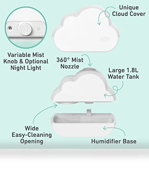 Ultrasonic Cool Mist Humidifier — Air Moisturizers, Pure Enrichment