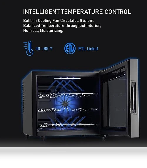 Upgrade 12 Bottle Wine Fridge — Drink Coolers, JINJUNYE