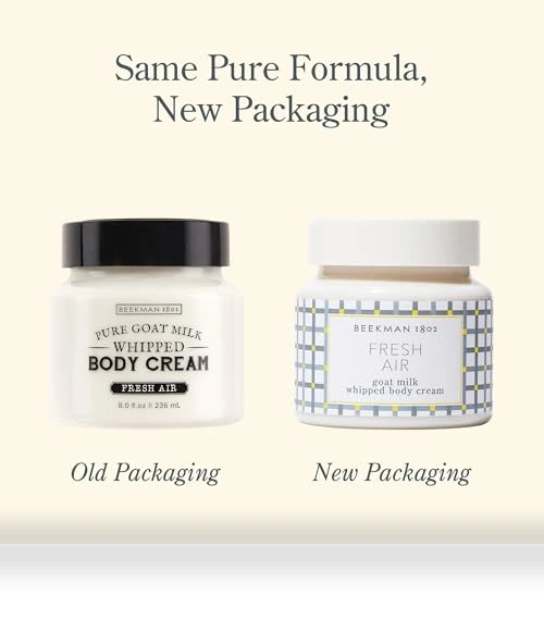Whipped Body Butter Cream with Goat Milk — Nourishing Body Creams, Beekman 1802