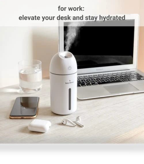 Wireless Rechargeable Cool Mist Humidifier — Air Moisturizers, Hey Dewy