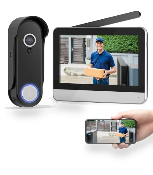 Wireless Smart Video Doorbell System — Kits, WISDOM VIEW