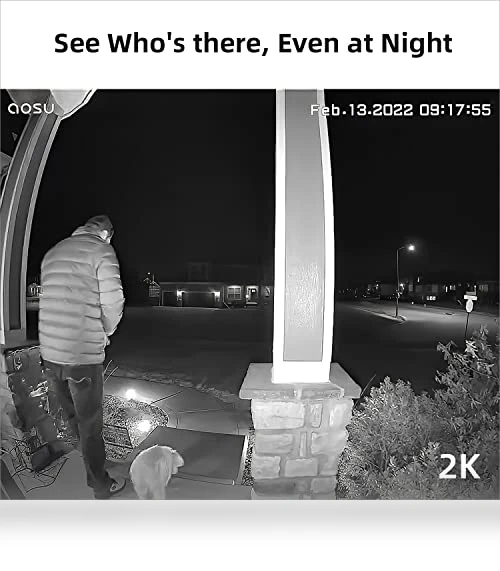 Wireless Video Doorbell Camera — Smart Home Security, AOSU