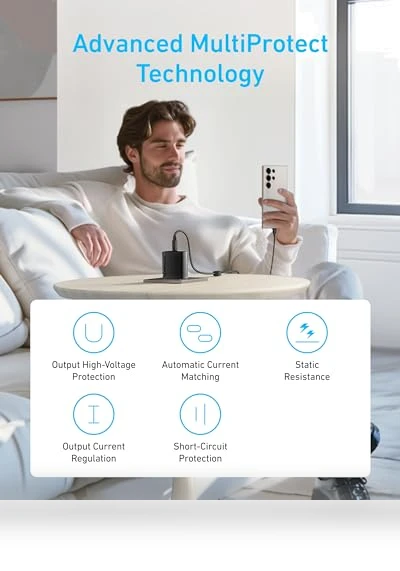 45W USB C Charger Block with PPS Fast Charger — Cables, Anker