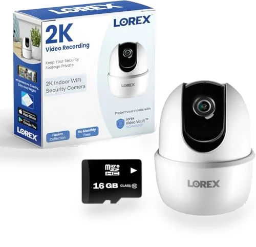 4MP Pan & Tilt Indoor Smart Security Camera — Security Cameras, Lorex