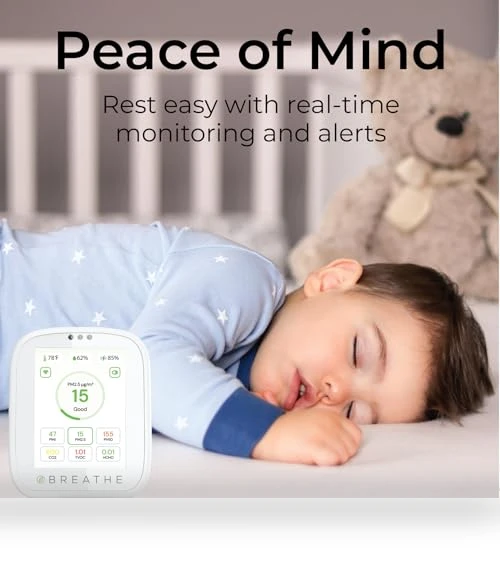 Airmonitor Plus: Smart Air Quality Monitor Indoor — Air Quality Monitors, BREATHE