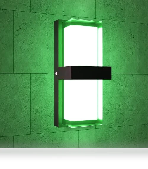 Color Changing LED Outdoor Wall Lights — Garden Illumination, WISELUME