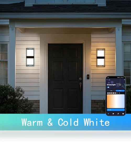 Color Changing LED Outdoor Wall Lights — Garden Illumination, WISELUME