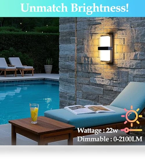 Color Changing LED Outdoor Wall Lights — Garden Illumination, WISELUME