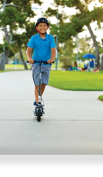 Electric Scooter for Kids with LED Light-Up Deck — Electric Vehicles, Razor