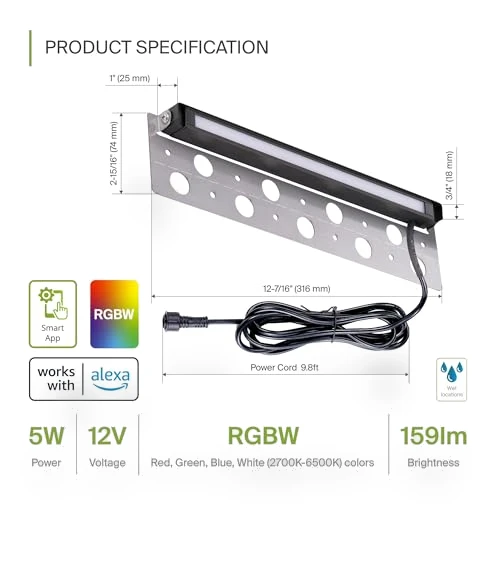 LED Retaining Wall Light Fixture — Garden Illumination, ASD