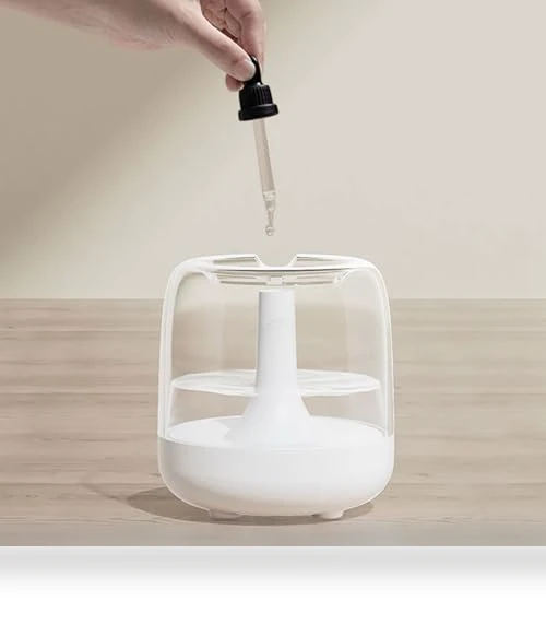 Quiet Bedroom Air Moisturizer Cool Humidifier with 7 Color Lighting — Air Moisturizers, Lupsty