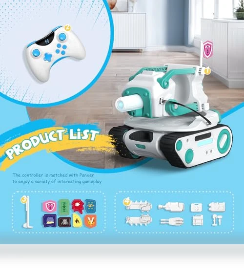 RC Battle Tank for Eilik Robots — Interactive Figures & Robots, Energize Lab