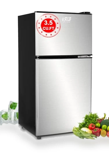Refrigerator 2 Door Top-Freezer — Mini Fridges, KRIB BLING
