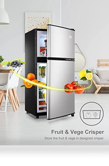 Refrigerator 2 Door Top-Freezer — Mini Fridges, KRIB BLING