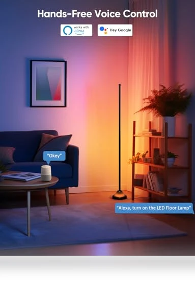 Smart RGB LED Floor Lamp with Music Sync — LED Strips, APPECK