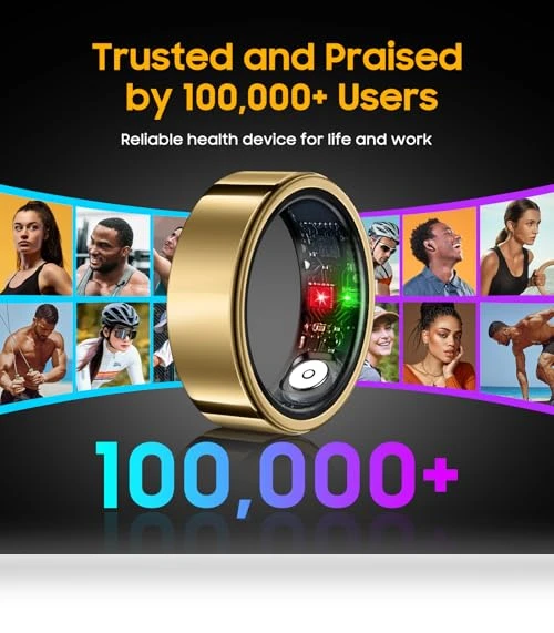Wearable Fitness Ring Health Tracker — Fitness & Activity Monitors, BUDAOLIU