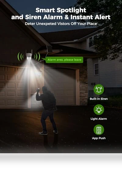 Wireless Solar Camera System Outdoor — Security Cameras, GAIEXCE