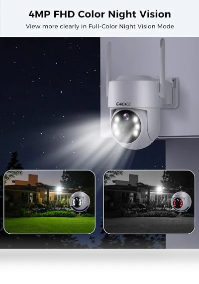 Wireless Solar Camera System Outdoor — Security Cameras, GAIEXCE