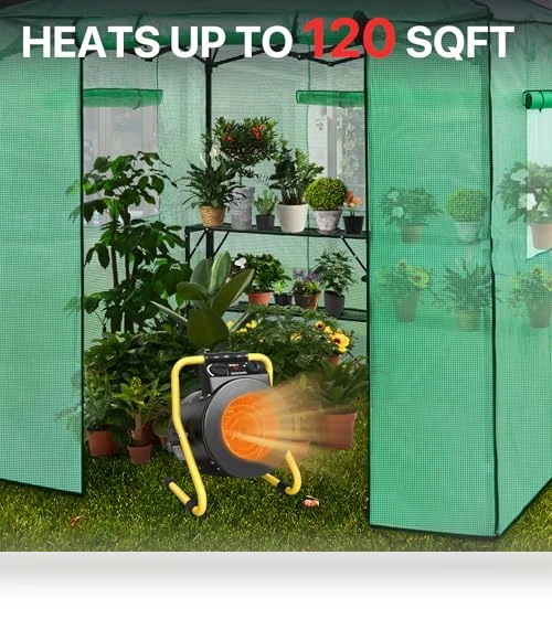 1500W Electrical Outdoor Heater with Thermostat — Heater Covers, EAGLE PEAK