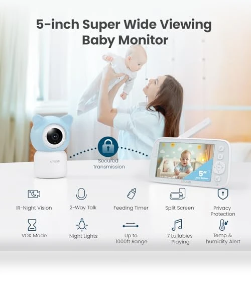 Baby Monitor with 2 Cameras and Audio — Baby Monitors, litokam