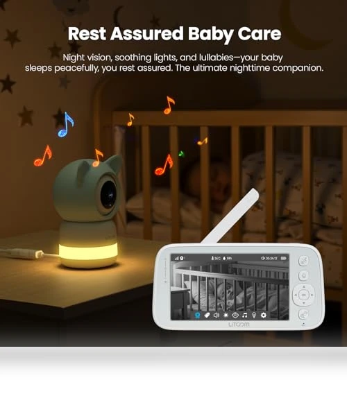Baby Monitor with 2 Cameras and Audio — Baby Monitors, litokam