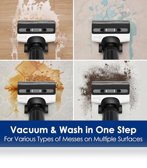 Cordless Wet Dry Vacuum Floor Cleaner Washer Mop All-in-One — Smart Cleaning Robots, Tineco