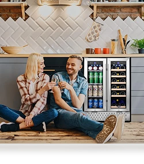 Dual Zone Wine and Beverage Refrigerator — Drink Coolers, Tylza