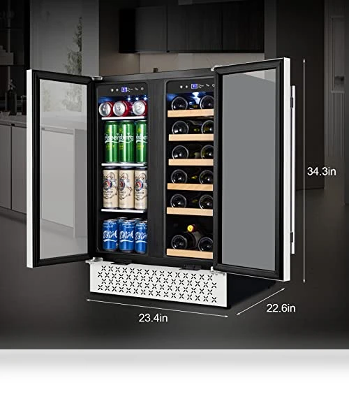 Dual Zone Wine and Beverage Refrigerator — Drink Coolers, Tylza