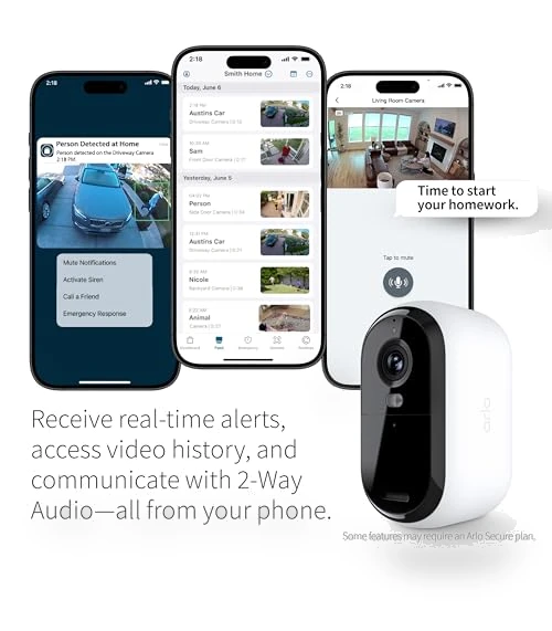 Essential Security Camera 2K — Security Cameras, Arlo