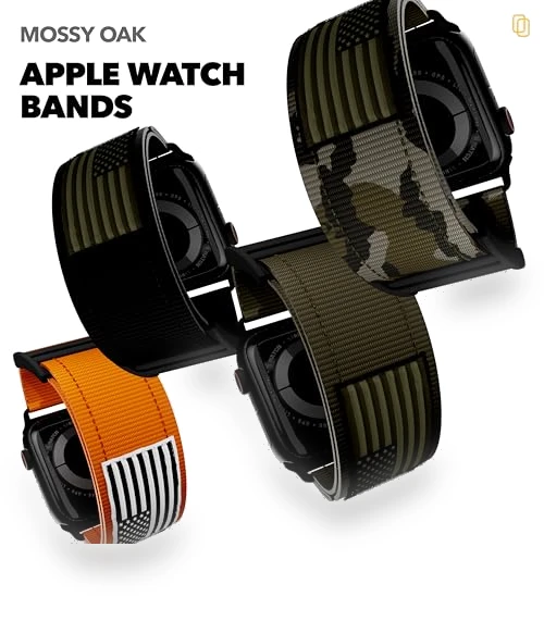 Nylon Apple Watch Band with USA Flag Patch — Watch Straps & Bands, cellhelmet